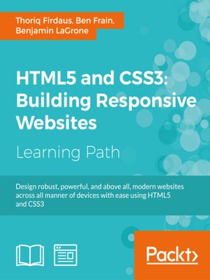 cover image of HTML5 and CSS3: Building Responsive Websites